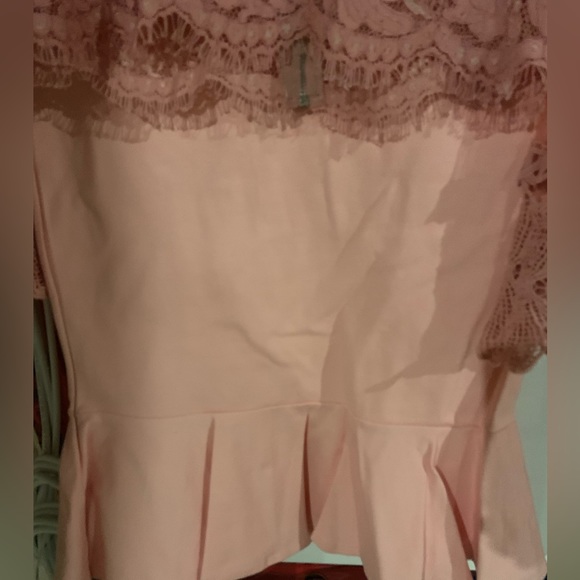 Brand new with lace set. Pencil skirt snd long sleeves lace top /shirt. - Picture 2 of 6